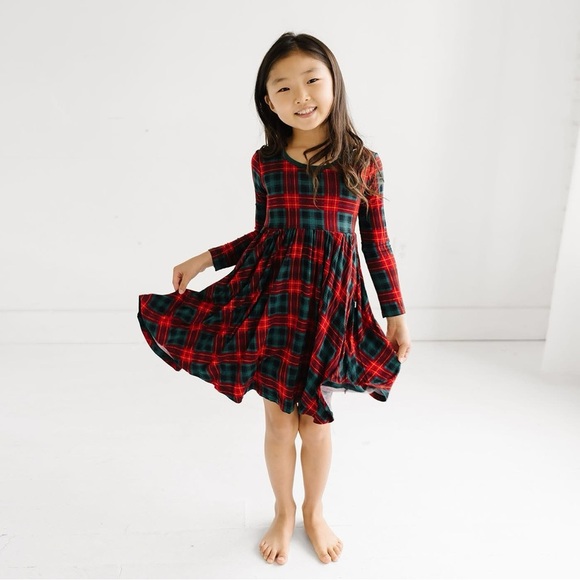 Little Sleepies Other - Little Sleepies Fireside Plaid Smocked Dress - 4T